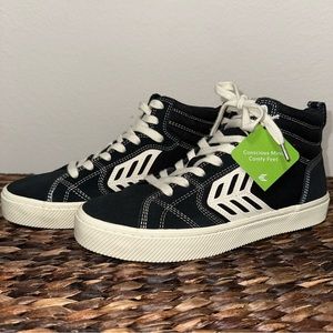 Cariuma Catiba Pro High black/ivory new men’s size 8 women’s‎ size 9.5
